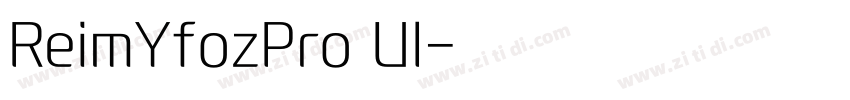 ReimYfozPro Ul字体转换